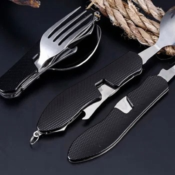 Foldable Camping Utensil Combo - Image 4